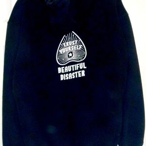Beautiful Disaster hoodie size XL Black